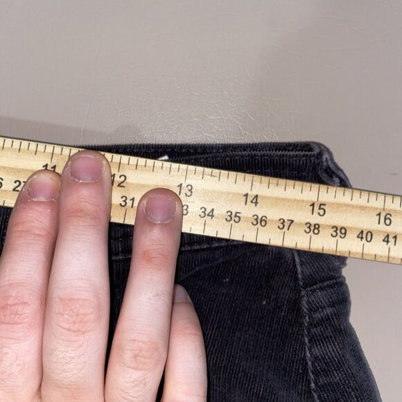 Gloria Vanderbilt Women’s Corduroy Jeans Size 10 Black High Rise - Picture 5 of 7